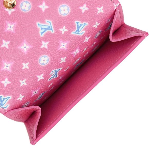 Louis Vuitton Portefeuille Lock Accessory Calf Leather Pink Mini Wallet Handbag - Picture 6 of 6